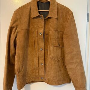 YMC Brown Suede Utility Jacket